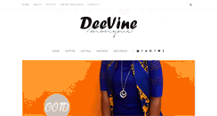 Desktop Screenshot of dee-vineanonyme.com
